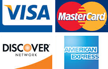 Credit Cards Accepted